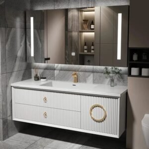 Mobilje + Lavaman Luxon i Bardhë